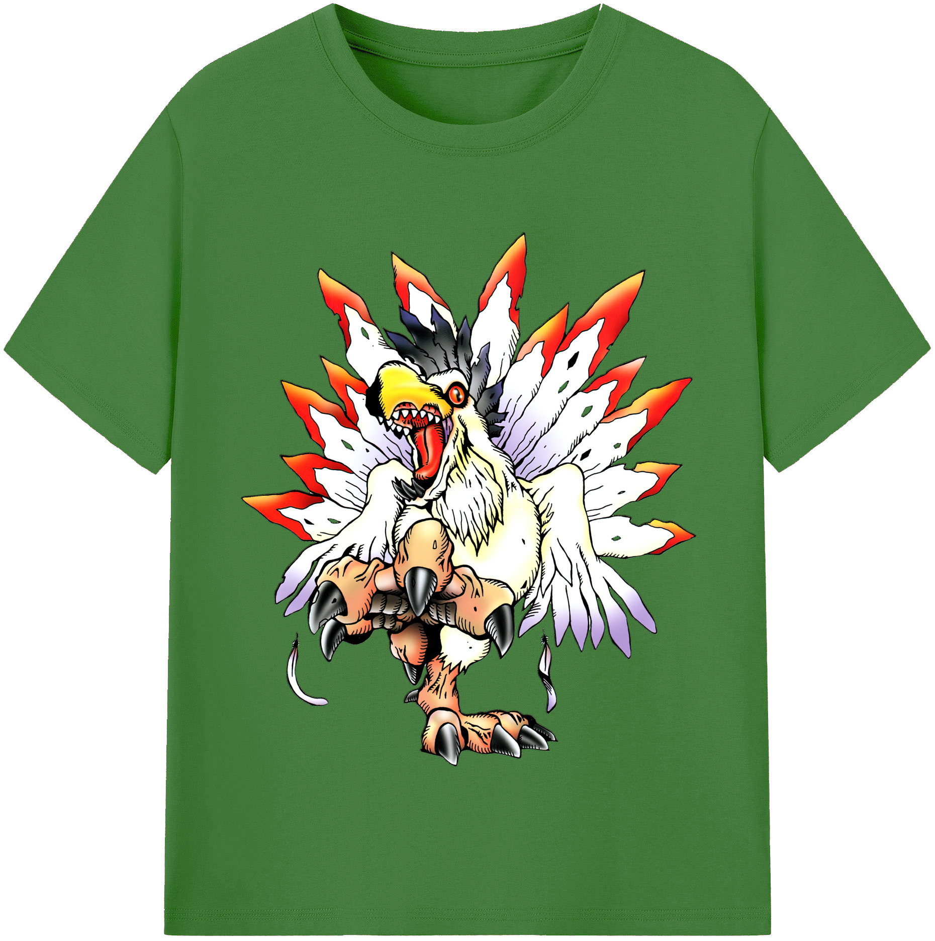 （画像用） Digimon デジタルモンスター/デジモン レディースカジュアルプリントTシャツ（綿100％）